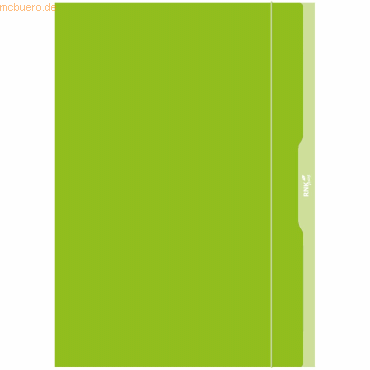 RNK Zeichenmappe A3 Karton 350g/qm Gummizug grün von RNK