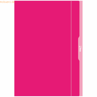 RNK Zeichenmappe A3 Karton 350g/qm Gummizug pink von RNK