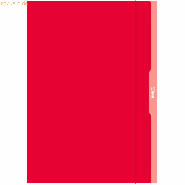 RNK Zeichenmappe A3 Karton 350g/qm Gummizug rot von RNK