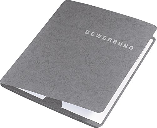 RNK 2939-7 Bewerbungsmappe mit Prägung"BEWERBUNG", Karton mit Lederstruktur, grau RNK 2939-7 Bewerbungsmappe mit Prägung"BEWERBUNG", Karton mit Lederstruktur, grau von RNKVERLAG