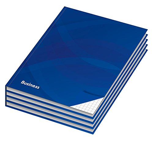 RNK Kladde Notizbuch Business blau kariert DIN A5, 96 Blatt 70 g von RNKVERLAG