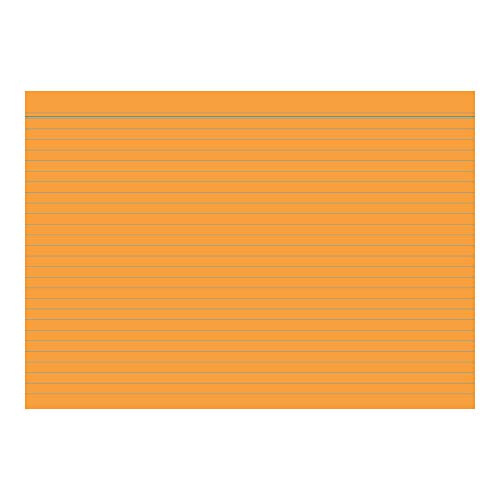 RNKVERLAG 115046 - Karteikarten liniert, 7 mm orange, 7 mm, DIN A4, 1 Packung à 100 Karten RNKVERLAG 115046 - Karteikarten liniert, 7 mm orange, 7 mm, DIN A4, 1 Packung à 100 Karten von RNKVERLAG