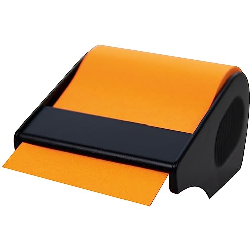 RNKVERLAG CT1909 - Haftnotiz Rolle im Abroller, 60 mm x 10 m, nachfüllbar, brillantorange, 1 Stück von RNKVERLAG