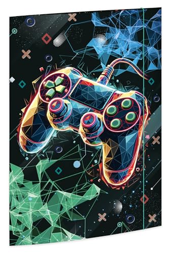 RNKVerlag Sammelmappe Gaming 240 x 330 mm DIN A4 mit Gummizugverschluss, 1 Stück RNKVerlag Sammelmappe Gaming 240 x 330 mm DIN A4 mit Gummizugverschluss, 1 Stück von RNKVERLAG
