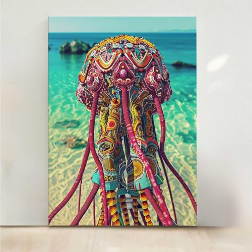 Abstrakt Diamond Painting, 5D Qualle Diamond Painting Erwachsene Diamant Malerei DIY Steine Kristall Kunst Bastelnset Erwachsene Anfänger Set, zur Zimmer Wanddeko, Geschenke 30x40cm PjY7797 X-L Abstrakt Diamond Painting, 5D Qualle Diamond Painting Erwachsene Diamant Malerei DIY Steine Kristall Kunst Bastelnset Erwachsene Anfänger Set, zur Zimmer Wanddeko, Geschenke 30x40cm PjY7797 X-L von RNXAOPEN