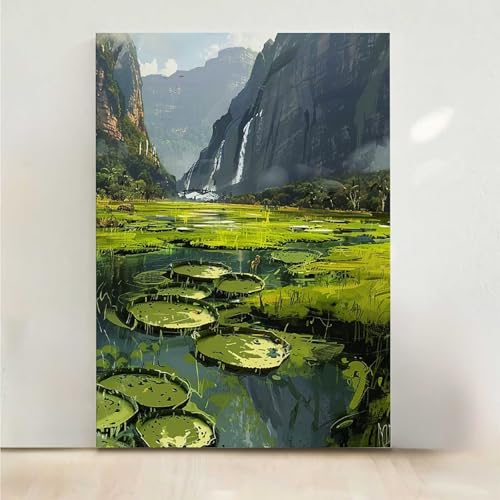 Berg Diamond Painting, 5D Landschaft Diamond Painting Erwachsene Diamant Malerei DIY Steine Kristall Kunst Bastelnset Erwachsene Anfänger Set, zur Zimmer Wanddeko, Geschenke 30x40cm PjY7419 U-L von RNXAOPEN
