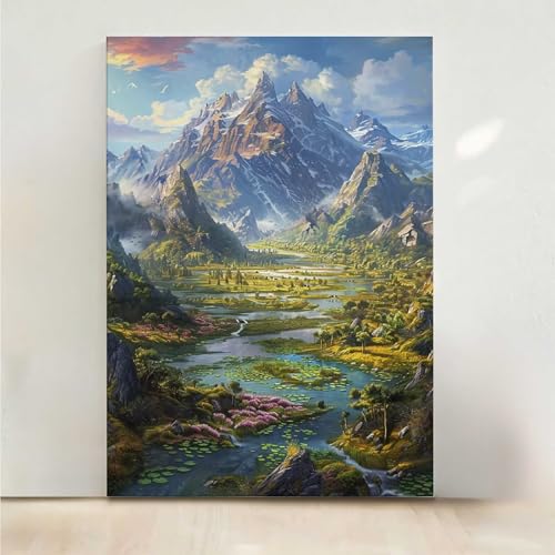 Berg Diamond Painting, 5D Landschaft Diamond Painting Erwachsene Diamant Malerei DIY Steine Kristall Kunst Bastelnset Erwachsene Anfänger Set, zur Zimmer Wanddeko, Geschenke 40x50cm PjY7493 G-H Berg Diamond Painting, 5D Landschaft Diamond Painting Erwachsene Diamant Malerei DIY Steine Kristall Kunst Bastelnset Erwachsene Anfänger Set, zur Zimmer Wanddeko, Geschenke 40x50cm PjY7493 G-H von RNXAOPEN