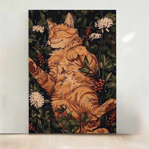 Blume Diamond Painting, 5D Katze Diamond Painting Erwachsene Diamant Malerei DIY Steine Kristall Kunst Bastelnset Erwachsene Anfänger Set, zur Zimmer Wanddeko, Geschenke für Frauen 70x95cm PjY1897 F-M Blume Diamond Painting, 5D Katze Diamond Painting Erwachsene Diamant Malerei DIY Steine Kristall Kunst Bastelnset Erwachsene Anfänger Set, zur Zimmer Wanddeko, Geschenke für Frauen 70x95cm PjY1897 F-M von RNXAOPEN