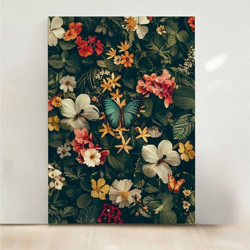 Blume Diamond Painting, 5D Schmetterling Diamond Painting Erwachsene Diamant Malerei DIY Steine Kristall Kunst Bastelnset Erwachsene Anfänger Set, zur Zimmer Wanddeko, Geschenke 60x80cm PjY8679 C-J Blume Diamond Painting, 5D Schmetterling Diamond Painting Erwachsene Diamant Malerei DIY Steine Kristall Kunst Bastelnset Erwachsene Anfänger Set, zur Zimmer Wanddeko, Geschenke 60x80cm PjY8679 C-J von RNXAOPEN