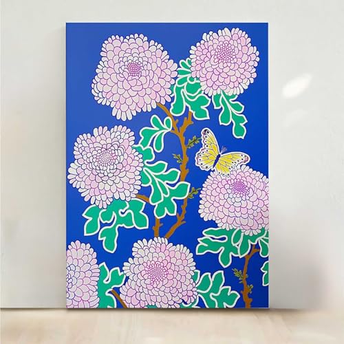 Blumen Diamond Painting, 5D Blume Diamond Painting Erwachsene Diamant Malerei DIY Steine Kristall Kunst Bastelnset Erwachsene Anfänger Set, zur Zimmer Wanddeko, Geschenke für Frauen 50x65CM PjY925 X-R von RNXAOPEN