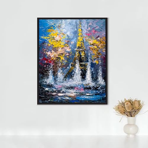 Diamond Painting Erwachsene Architektur Diamond Painting Eiffelturm DIY Vollbohrer Diamant Malerei Set, Diamant Kunst Malerei Stickerei Set, Wanddeko und Zimmer Deko, Geschenke 80x100cm PJY7 7-1 Diamond Painting Erwachsene Architektur Diamond Painting Eiffelturm DIY Vollbohrer Diamant Malerei Set, Diamant Kunst Malerei Stickerei Set, Wanddeko und Zimmer Deko, Geschenke 80x100cm PJY7 7-1 von RNXAOPEN