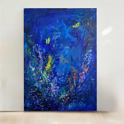 Diamond Painting Erwachsene Blau Diamant Painting Bilder Abstrakt 5D DIY Mosaikherstellung Basteln Erwachsene Anfänger Set für Heim Schlafzimmer Deko Wohnzimmer, Geschenke 70x95CM PjY1964 0-2 Diamond Painting Erwachsene Blau Diamant Painting Bilder Abstrakt 5D DIY Mosaikherstellung Basteln Erwachsene Anfänger Set für Heim Schlafzimmer Deko Wohnzimmer, Geschenke 70x95CM PjY1964 0-2 von RNXAOPEN