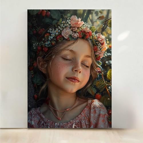 Diamond Painting Erwachsene Blumen Diamant Painting Bilder Blume 5D DIY Mosaikherstellung Basteln Erwachsene Anfänger Set für Heim Schlafzimmer Deko Wohnzimmer, Geschenke 80x100CM PjY3978 C-6 von RNXAOPEN