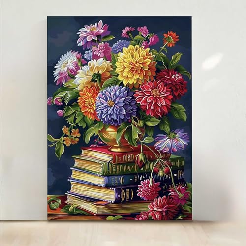 Diamond Painting Erwachsene Buch Diamant Painting Bilder Blume 5D DIY Mosaikherstellung Basteln Erwachsene Anfänger Set für Heim Schlafzimmer Deko Wohnzimmer, Geschenke für Frauen 40x50CM PjY2070 5-0 Diamond Painting Erwachsene Buch Diamant Painting Bilder Blume 5D DIY Mosaikherstellung Basteln Erwachsene Anfänger Set für Heim Schlafzimmer Deko Wohnzimmer, Geschenke für Frauen 40x50CM PjY2070 5-0 von RNXAOPEN