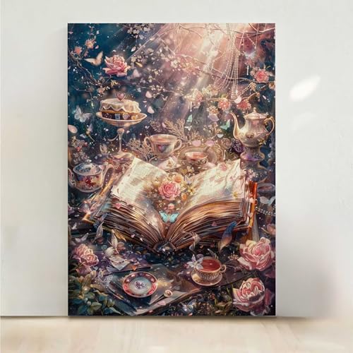 Diamond Painting Erwachsene Buch Diamant Painting Bilder Blume 5D DIY Mosaikherstellung Basteln Erwachsene Anfänger Set für Heim Schlafzimmer Deko Wohnzimmer, Geschenke für Frauen 50x65CM PjY5304 U-8 Diamond Painting Erwachsene Buch Diamant Painting Bilder Blume 5D DIY Mosaikherstellung Basteln Erwachsene Anfänger Set für Heim Schlafzimmer Deko Wohnzimmer, Geschenke für Frauen 50x65CM PjY5304 U-8 von RNXAOPEN