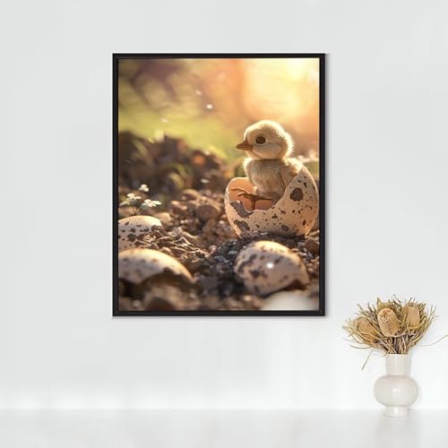 Diamond Painting Erwachsene Essen Diamond Painting Ei DIY Vollbohrer Diamant Malerei Set Anfänger, Diamant Kunst Malerei Stickerei Set, Wanddeko und Zimmer Deko, Geschenke für Frauen 80x100CM PJY7 5-A von RNXAOPEN