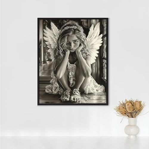 Diamond Painting Erwachsene Figurenkunst Diamond Painting Engel DIY Vollbohrer Diamant Malerei Set Anfänger, Diamant Kunst Malerei Stickerei Set, Wanddeko und Zimmer Deko, Geschenke 90x120cm PJY9 A-3 Diamond Painting Erwachsene Figurenkunst Diamond Painting Engel DIY Vollbohrer Diamant Malerei Set Anfänger, Diamant Kunst Malerei Stickerei Set, Wanddeko und Zimmer Deko, Geschenke 90x120cm PJY9 A-3 von RNXAOPEN