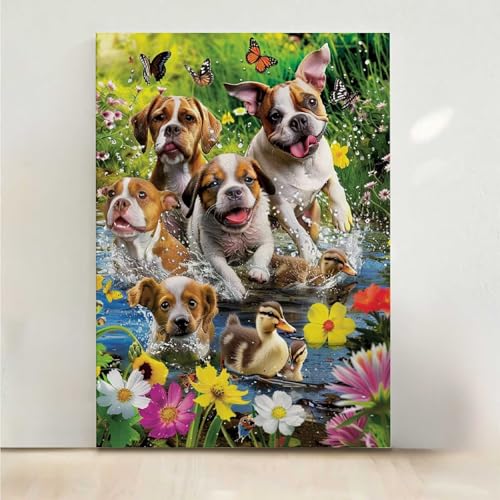 Diamond Painting Erwachsene Hund Diamant Painting Bilder Schmetterling 5D DIY Mosaikherstellung Basteln Erwachsene Anfänger Set für Heim Schlafzimmer Deko Wohnzimmer, Geschenke 70x95CM PjY8722 T-H Diamond Painting Erwachsene Hund Diamant Painting Bilder Schmetterling 5D DIY Mosaikherstellung Basteln Erwachsene Anfänger Set für Heim Schlafzimmer Deko Wohnzimmer, Geschenke 70x95CM PjY8722 T-H von RNXAOPEN