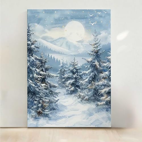 Diamond Painting Erwachsene Landschaft Diamant Painting Bilder Baum 5D DIY Mosaikherstellung Basteln Erwachsene Anfänger Set für Heim Schlafzimmer Deko Wohnzimmer, Geschenke 30x40CM PjY7572 6-0 von RNXAOPEN