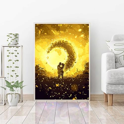 Diamond Painting Erwachsene Mond, DIY Diamond Painting Paar Bastelset, Vollbohrer Diamant Malerei Set, Diamant Kunst Malerei Stickerei Set, Wanddeko und Zimmer Deko, Geschenke 40x50CM PJY3 8-6 Diamond Painting Erwachsene Mond, DIY Diamond Painting Paar Bastelset, Vollbohrer Diamant Malerei Set, Diamant Kunst Malerei Stickerei Set, Wanddeko und Zimmer Deko, Geschenke 40x50CM PJY3 8-6 von RNXAOPEN