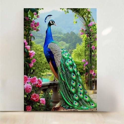 Diamond Painting Erwachsene Pfau Diamant Painting Bilder Blume 5D DIY Mosaikherstellung Basteln Erwachsene Anfänger Set für Heim Schlafzimmer Deko Wohnzimmer, Geschenke für Frauen 60x80CM PjY730 2-7 Diamond Painting Erwachsene Pfau Diamant Painting Bilder Blume 5D DIY Mosaikherstellung Basteln Erwachsene Anfänger Set für Heim Schlafzimmer Deko Wohnzimmer, Geschenke für Frauen 60x80CM PjY730 2-7 von RNXAOPEN