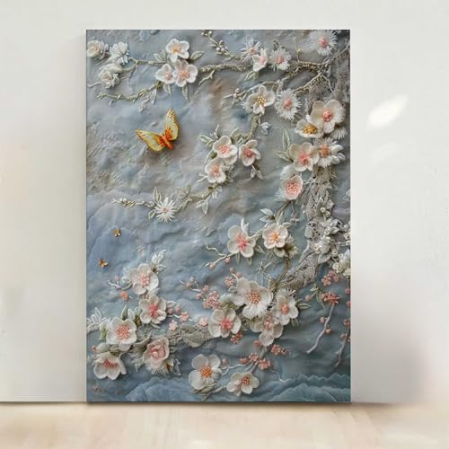 Diamond Painting Erwachsene Schmetterling Diamant Painting Bilder Blume 5D DIY Mosaikherstellung Basteln Erwachsene Anfänger Set für Heim Schlafzimmer Deko Wohnzimmer, Geschenke 40x50cm PjY710 9-K Diamond Painting Erwachsene Schmetterling Diamant Painting Bilder Blume 5D DIY Mosaikherstellung Basteln Erwachsene Anfänger Set für Heim Schlafzimmer Deko Wohnzimmer, Geschenke 40x50cm PjY710 9-K von RNXAOPEN