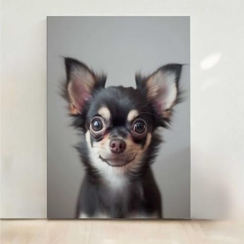 Diamond Painting Erwachsene Tier Diamant Painting Bilder Hund 5D DIY Mosaikherstellung Basteln Erwachsene Anfänger Set für Heim Schlafzimmer Deko Wohnzimmer, Geschenke für Frauen 30x40cm PjY8456 7-R von RNXAOPEN