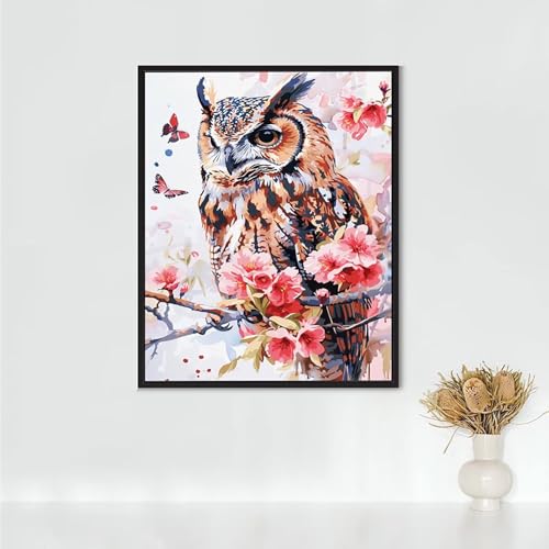 Diamond Painting Erwachsene Tier Diamond Painting Eule DIY Vollbohrer Diamant Malerei Set Anfänger, Diamant Kunst Malerei Stickerei Set, Wanddeko und Zimmer Deko, Geschenke für Frauen 60x80cm PJY5 1-Q Diamond Painting Erwachsene Tier Diamond Painting Eule DIY Vollbohrer Diamant Malerei Set Anfänger, Diamant Kunst Malerei Stickerei Set, Wanddeko und Zimmer Deko, Geschenke für Frauen 60x80cm PJY5 1-Q von RNXAOPEN