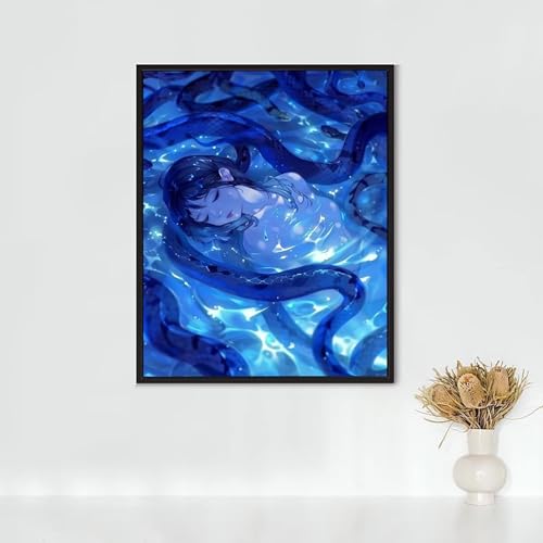 Diamond Painting Erwachsene Tier Diamond Painting Schlange DIY Vollbohrer Diamant Malerei Set Anfänger, Diamant Kunst Malerei Stickerei Set, Wanddeko und Zimmer Deko, Geschenke 30 x 40 cm PJY9 8-8 von RNXAOPEN