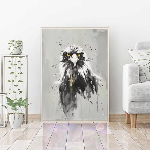 Diamond Painting Erwachsene Vogel, DIY Diamond Painting Tier Bastelset, Vollbohrer Diamant Malerei Set, Diamant Kunst Malerei Stickerei Set, Wanddeko und Zimmer Deko, Geschenke 80x100cm PJY7 Q-2 von RNXAOPEN