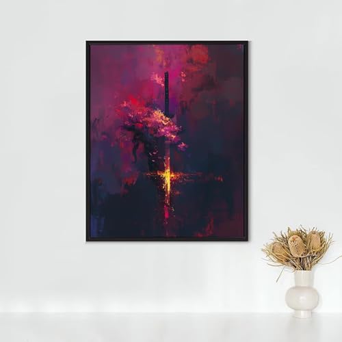Diamond Painting Erwachsene Waffen Diamond Painting Schwert DIY Vollbohrer Diamant Malerei Set Anfänger, Diamant Kunst Malerei Stickerei Set, Wanddeko und Zimmer Deko, Geschenke (30x40cm) PJY2 I-8 von RNXAOPEN