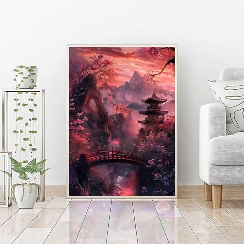 Diamond Painting Haus, Daiments Painting Erwachsene Blume Bastelset, DIY Diamond Art Runder Vollbohrer Diamanten Kinder Malerei Stickerei Kreuzstich, Wohnzimmer Dekoration, Geschenk 30x40CM PJY2 2-2 Diamond Painting Haus, Daiments Painting Erwachsene Blume Bastelset, DIY Diamond Art Runder Vollbohrer Diamanten Kinder Malerei Stickerei Kreuzstich, Wohnzimmer Dekoration, Geschenk 30x40CM PJY2 2-2 von RNXAOPEN