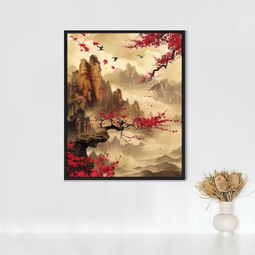 Diamond Painting Katze, Diamond Painting Erwachsene Blume Bastelset, DIY Diamant Malerei Runder Vollbohrer Diamanten Kinder Malerei Stickerei Kreuzstich Dekoration, Geschenk (90x120cm) PJY9 S-0 von RNXAOPEN