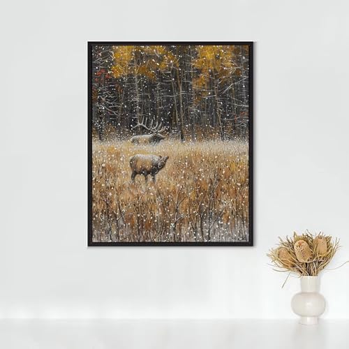 Diamond Painting Katze, Diamond Painting Erwachsene Reh Bastelset, DIY Diamant Malerei Runder Vollbohrer Diamanten Kinder Malerei Stickerei Kreuzstich Dekoration, Geschenk (90x120cm) PJY9 R-U von RNXAOPEN
