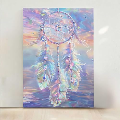 Feder Diamond Painting, 5D Windspiele Diamond Painting Erwachsene Diamant Malerei DIY Steine Kristall Kunst Bastelnset Erwachsene Anfänger Set, zur Zimmer Wanddeko, Geschenke 40x50cm PjY7469 Z-T Feder Diamond Painting, 5D Windspiele Diamond Painting Erwachsene Diamant Malerei DIY Steine Kristall Kunst Bastelnset Erwachsene Anfänger Set, zur Zimmer Wanddeko, Geschenke 40x50cm PjY7469 Z-T von RNXAOPEN