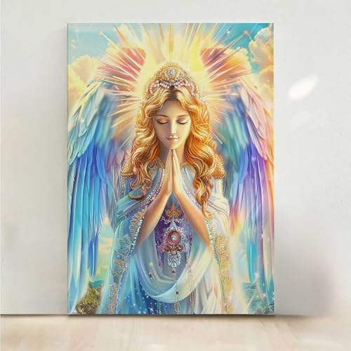 FlüGel Diamond Painting, 5D Frau Diamond Painting Erwachsene Diamant Malerei DIY Steine Kristall Kunst Bastelnset Erwachsene Anfänger Set, zur Zimmer Wanddeko, Geschenke für Frauen 40x50cm PjY5663 F-2 FlüGel Diamond Painting, 5D Frau Diamond Painting Erwachsene Diamant Malerei DIY Steine Kristall Kunst Bastelnset Erwachsene Anfänger Set, zur Zimmer Wanddeko, Geschenke für Frauen 40x50cm PjY5663 F-2 von RNXAOPEN