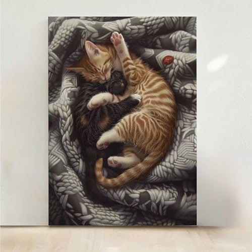 Katze Diamond Painting, 5D Tier Diamond Painting Erwachsene Diamant Malerei DIY Steine Kristall Kunst Bastelnset Erwachsene Anfänger Set, zur Zimmer Wanddeko, Geschenke für Frauen 50x65cm PjY5347 5-6 Katze Diamond Painting, 5D Tier Diamond Painting Erwachsene Diamant Malerei DIY Steine Kristall Kunst Bastelnset Erwachsene Anfänger Set, zur Zimmer Wanddeko, Geschenke für Frauen 50x65cm PjY5347 5-6 von RNXAOPEN