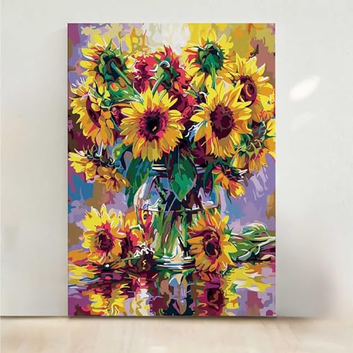 Landschaft Diamond Painting, 5D Blume Diamond Painting Erwachsene Diamant Malerei DIY Steine Kristall Kunst Bastelnset Erwachsene Anfänger Set, zur Zimmer Wanddeko, Geschenke 80x100cm PjY1397 E-P von RNXAOPEN