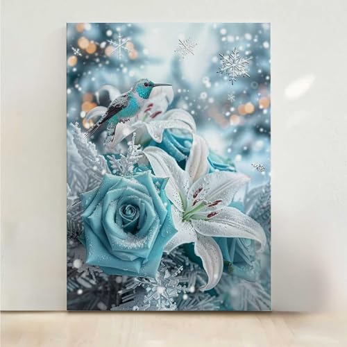 RNXAOPEN Blume Diamond Painting, 5D Blumen Diamond Painting Erwachsene Diamant Malerei DIY Steine Kristall Kunst Bastelnset Erwachsene Anfänger Set, zur Zimmer Wanddeko, Geschenke 30x40cm PjY2515 9-N RNXAOPEN Blume Diamond Painting, 5D Blumen Diamond Painting Erwachsene Diamant Malerei DIY Steine Kristall Kunst Bastelnset Erwachsene Anfänger Set, zur Zimmer Wanddeko, Geschenke 30x40cm PjY2515 9-N von RNXAOPEN