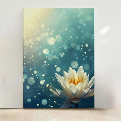 RNXAOPEN Blumen Diamond Painting, 5D Blume Diamond Painting Erwachsene Diamant Malerei DIY Steine Kristall Kunst Bastelnset Erwachsene Anfänger Set, zur Zimmer Wanddeko, Geschenke 50x65cm PjY4701 4-W von RNXAOPEN
