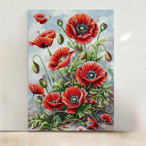 RNXAOPEN Blumen Diamond Painting, 5D Blume Diamond Painting Erwachsene Diamant Malerei DIY Steine Kristall Kunst Bastelnset Erwachsene Anfänger Set, zur Zimmer Wanddeko, Geschenke 60x80CM PjY1243 F-4 RNXAOPEN Blumen Diamond Painting, 5D Blume Diamond Painting Erwachsene Diamant Malerei DIY Steine Kristall Kunst Bastelnset Erwachsene Anfänger Set, zur Zimmer Wanddeko, Geschenke 60x80CM PjY1243 F-4 von RNXAOPEN