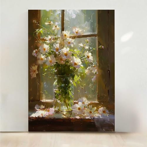 RNXAOPEN Blumen Diamond Painting, 5D Blume Diamond Painting Erwachsene Diamant Malerei DIY Steine Kristall Kunst Bastelnset Erwachsene Anfänger Set, zur Zimmer Wanddeko, Geschenke 60x80CM PjY1999 M-S von RNXAOPEN