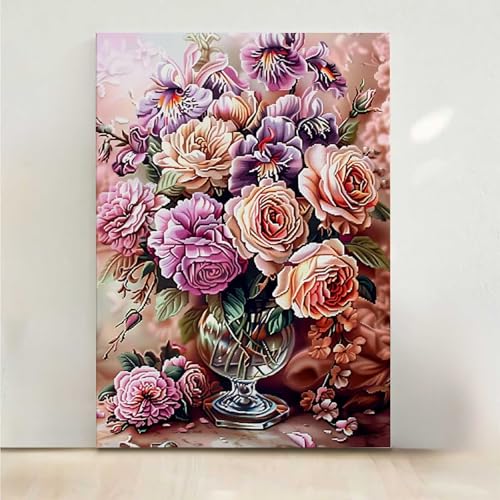 RNXAOPEN Blumen Diamond Painting, 5D Blumen Diamond Painting Erwachsene Diamant Malerei DIY Steine Kristall Kunst Bastelnset Erwachsene Anfänger Set, zur Zimmer Wanddeko, Geschenke 30x40cm PjY843 4-X RNXAOPEN Blumen Diamond Painting, 5D Blumen Diamond Painting Erwachsene Diamant Malerei DIY Steine Kristall Kunst Bastelnset Erwachsene Anfänger Set, zur Zimmer Wanddeko, Geschenke 30x40cm PjY843 4-X von RNXAOPEN