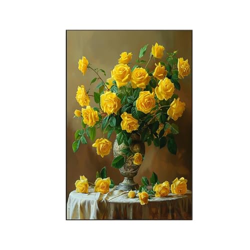 RNXAOPEN Blumen Malen Nach Zahlen Erwachsene, Malen Nach Zahlen Rose, DIY Paint by Numbers Set Pinseln und Acrylfarben für Anfänger Geeignet mit Zimmer Deko Asthetik, Geschenke 60 x 80 cm O-E RNXAOPEN Blumen Malen Nach Zahlen Erwachsene, Malen Nach Zahlen Rose, DIY Paint by Numbers Set Pinseln und Acrylfarben für Anfänger Geeignet mit Zimmer Deko Asthetik, Geschenke 60 x 80 cm O-E von RNXAOPEN