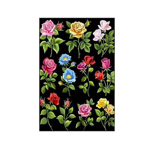 RNXAOPEN Blumen Malen Nach Zahlen Erwachsene, Malen Nach Zahlen Rose, DIY Paint by Numbers Set Pinseln und Acrylfarben für Anfänger Geeignet mit Zimmer Deko Asthetik, Geschenke 80x110cm R-2 RNXAOPEN Blumen Malen Nach Zahlen Erwachsene, Malen Nach Zahlen Rose, DIY Paint by Numbers Set Pinseln und Acrylfarben für Anfänger Geeignet mit Zimmer Deko Asthetik, Geschenke 80x110cm R-2 von RNXAOPEN