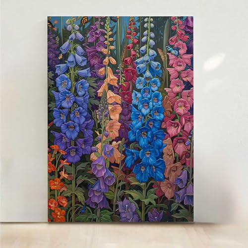 RNXAOPEN Diamond Painting Erwachsene Blume Diamant Painting Bilder Blumen 5D DIY Mosaikherstellung Basteln Erwachsene Anfänger Set für Heim Schlafzimmer Deko Wohnzimmer, Geschenke 30x40CM PjY7620 J-B von RNXAOPEN