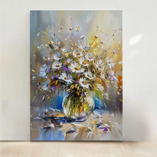 RNXAOPEN Diamond Painting Erwachsene Blume Diamant Painting Bilder Blumen 5D DIY Mosaikherstellung Basteln Erwachsene Anfänger Set für Heim Schlafzimmer Deko Wohnzimmer, Geschenke 30x40CM PjY7864 6-8 von RNXAOPEN
