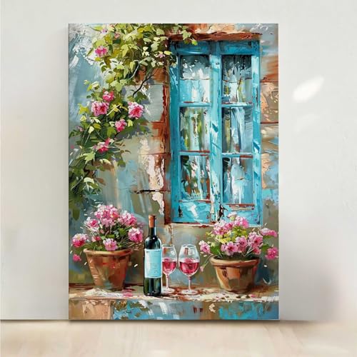 RNXAOPEN Diamond Painting Erwachsene Blume Diamant Painting Bilder Blumen 5D DIY Mosaikherstellung Basteln Erwachsene Anfänger Set für Heim Schlafzimmer Deko Wohnzimmer, Geschenke 60x80CM PjY1828 0-T von RNXAOPEN