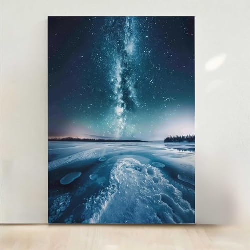 RNXAOPEN Diamond Painting Erwachsene Himmel Diamant Painting Bilder Fluss 5D DIY Mosaikherstellung Basteln Erwachsene Anfänger Set für Heim Schlafzimmer Deko Wohnzimmer, Geschenke 30x40cm PjY8102 G-L von RNXAOPEN