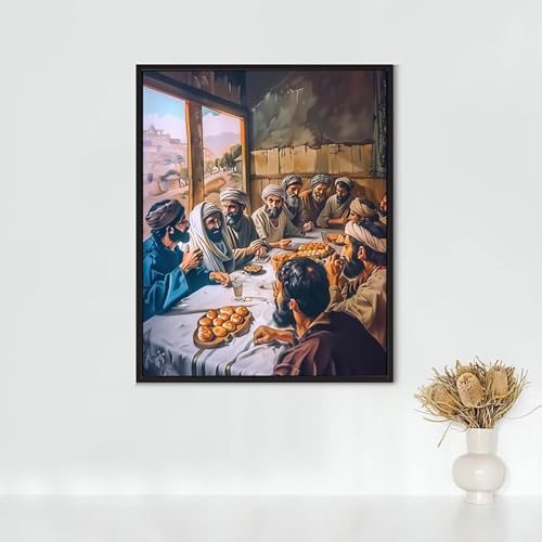 RNXAOPEN Diamond Painting Erwachsene Religion Diamond Painting Das Letzte Abendmahl DIY Vollbohrer Diamant Malerei Set, Diamant Kunst Malerei Stickerei Set, Wanddeko, Geschenke 30 x 40 cm PJY2 P-7 RNXAOPEN Diamond Painting Erwachsene Religion Diamond Painting Das Letzte Abendmahl DIY Vollbohrer Diamant Malerei Set, Diamant Kunst Malerei Stickerei Set, Wanddeko, Geschenke 30 x 40 cm PJY2 P-7 von RNXAOPEN